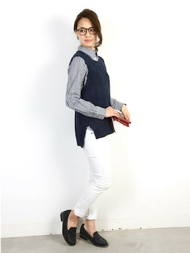 「9分丈」｜フェリーニさん（レディース・156cm）の秋コーディネート