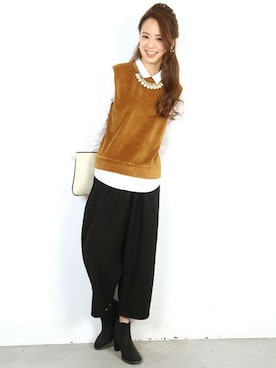 フェリーニさん（レディース・156cm）の秋コーディネート