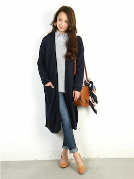 「9分丈」｜フェリーニさん（レディース・156cm）の秋コーディネート