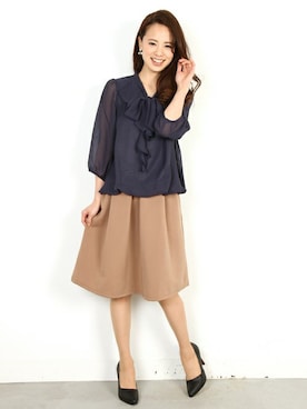 フェリーニさん（レディース・156cm）の秋コーディネート