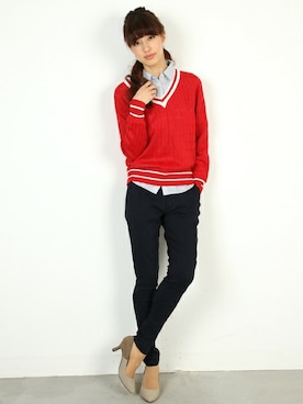 フェリーニさん（レディース・166cm）の冬コーディネート