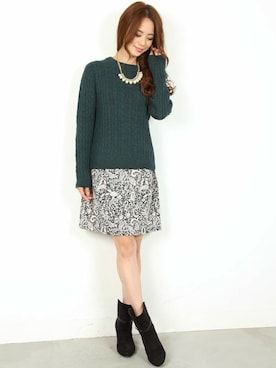 フェリーニさん(レディース・156cm)の冬コーディネート