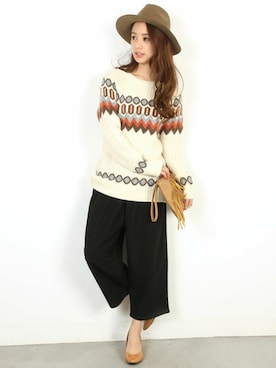 フェリーニさん（レディース・156cm）の冬コーディネート