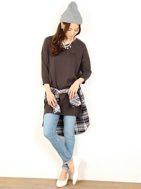 フェリーニさん（レディース・156cm）の冬コーディネート