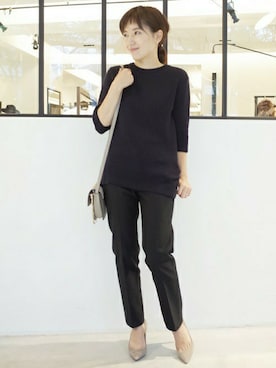 「PELLICO（ペリーコ）のアイテム」を使った、ARIさん（レディース・154cm）の秋コーディネート