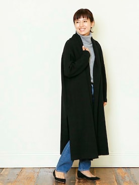 「NINA RICCI（ニナリッチ）のアイテム」を使った、ARIさん（レディース・154cm）の秋コーディネート