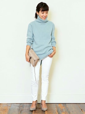 「mother（マザー）のアイテム」を使った、ARIさん（レディース・154cm）の秋コーディネート