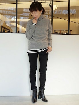 ARIさん(レディース・154cm)の冬コーディネート