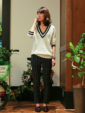 BARNYARDSTORM本部さん（レディース・167cm）の秋コーディネート