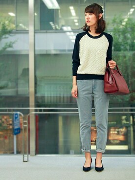 BARNYARDSTORM本部さん（レディース・167cm）の秋コーディネート