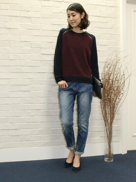 BARNYARDSTORM本部さん（レディース・167cm）の秋コーディネート