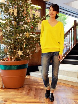 BARNYARDSTORM本部さん（レディース・167cm）の冬コーディネート