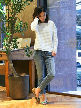 BARNYARDSTORM本部さん(レディース・167cm)の冬コーディネート