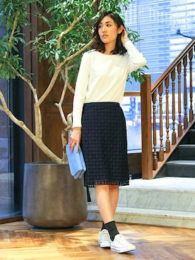 BARNYARDSTORM本部さん（レディース・167cm）の冬コーディネート