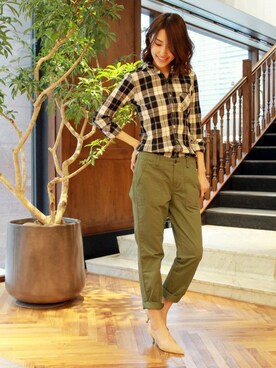 BARNYARDSTORM本部さん（レディース・167cm）の春コーディネート