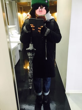 NoMさん(レディース・153cm)の冬コーディネート