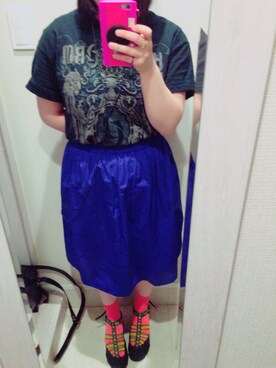 「Candy Stripper（キャンディストリッパー）のアイテム（アクセサリー）」を使った、NoMさん（レディース・153cm）の夏コーディネート