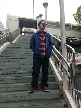 「ショット」｜「アイテム（パンツ）」を使った、kawakamiさん（メンズ・171cm）の夏コーディネート