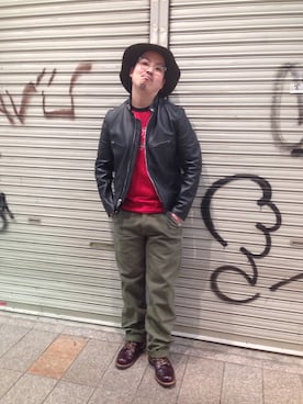 「ヒゲメガネ」｜kawakamiさん（メンズ・171cm）の春コーディネート