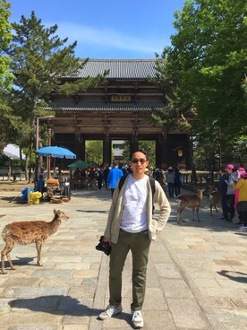 「WORK NOT WORK URBAN RESEARCH（ワークノットワークアーバンリサーチ）のアイテム（テーラードジャケット）」を使った、Jason Kwongさん（メンズ・179cm）の春コーディネート
