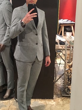 「PARSONSのアイテム」を使った、Jason Kwongさん（メンズ・179cm）の夏コーディネート