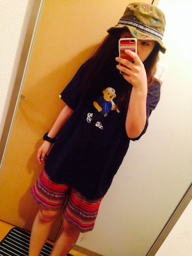 「goslowcaravan」｜「アイテム（腕時計）」を使った、るなROCさん（レディース・156cm）の夏コーディネート
