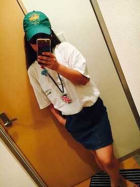 「INTERBREED」｜るなROCさん（レディース・156cm）の夏コーディネート