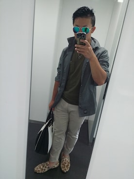 「PYGのアイテム（トップス、ホワイト系）」を使った、Ryo Yokotaさん（メンズ・162cm）の夏コーディネート