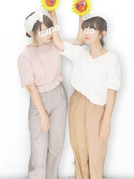 sanaeさん（レディース・163cm）の夏コーディネート