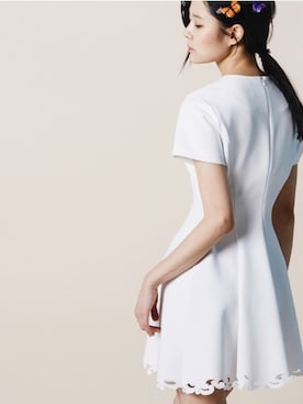 「 ホワイトワンピース」｜chokonteさん（レディース・170cm）の春コーディネート