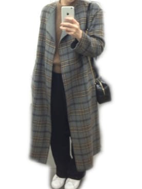 「NOのアイテム（その他アウター）」を使った、87さん（レディース・168cm）の秋コーディネート