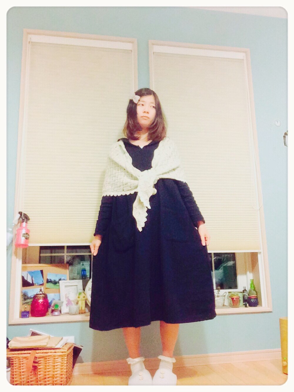 「SM2」｜「SM2のアイテム（その他、ベージュ系）」を使った、ほほほさん（レディース・158cm）の冬コーディネートの1枚目の写真