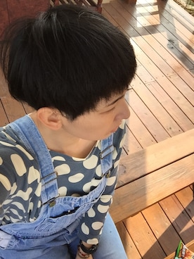 「BIG SMITH（ビッグスミス）のアイテム（オールインワン・サロペット）」を使った、Tomme youngさん（レディース・173cm）の冬コーディネート