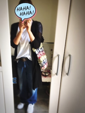 「チャイハネ（チャイハネ）のアイテム（トートバッグ）」を使った、Kei❤︎さん（レディース・161cm）の秋コーディネート