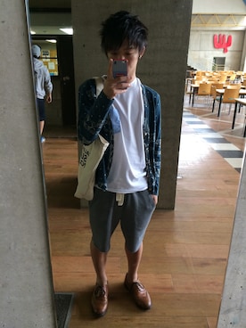 「RIOTのアイテム」を使った、Yuichi-77さん（メンズ・165cm）の春コーディネート