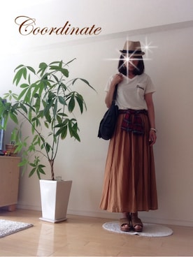 kozumiさん（レディース・161cm）の夏コーディネート