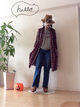 「DRESKIP（ドレスキップ）のアイテム（ワンピース/ドレス）」を使った、kozumiさん（レディース・161cm）の秋コーディネート