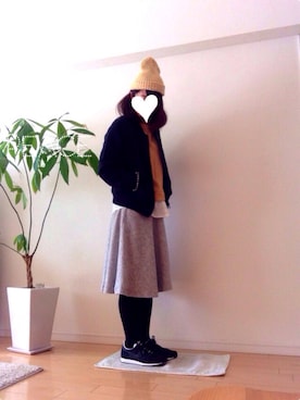 kozumiさん（レディース・161cm）の冬コーディネート