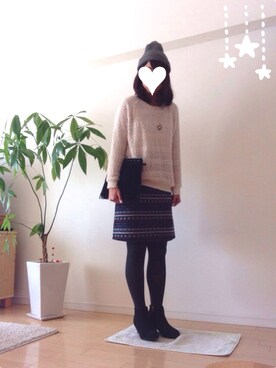 kozumiさん（レディース・161cm）の冬コーディネート