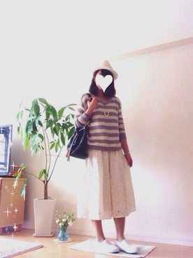 「ハットコーデ」｜kozumiさん（レディース・161cm）の春コーディネート