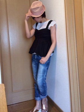 「掃除」｜ニモさん（レディース・159cm）の春コーディネート