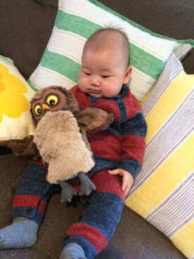 「babygap」｜「アイテム（雑貨/ホビー）」を使った、＊きん＊さん（キッズ・60cm）の冬コーディネート