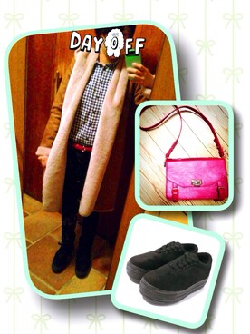 chiiさん(レディース・159cm)の冬コーディネート