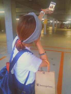 「present（プレゼント）のアイテム（ブレスレット）」を使った、chan'makiさん（レディース・164cm）の夏コーディネート