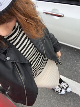 「shima・shima（シマシマ）のアイテム」を使った、chan'makiさん（レディース・164cm）の秋コーディネート