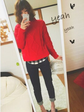 「CLUTCH（クラッチ）のアイテム」を使った、chan'makiさん（レディース・164cm）の冬コーディネート