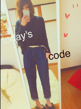 「マムジーンズ」｜chan'makiさん（レディース・164cm）の春コーディネート