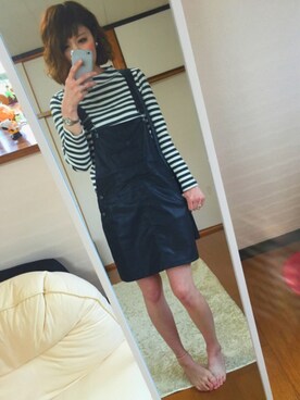 「MICKEY WATCH（ミッキーウォッチ）のアイテム」を使った、chan'makiさん（レディース・164cm）の春コーディネート