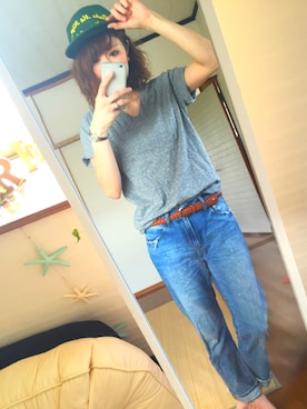 「MICKEY WATCH（ミッキーウォッチ）のアイテム」を使った、chan'makiさん（レディース・164cm）の夏コーディネート