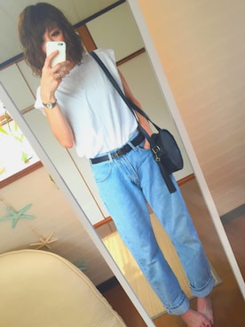 「MICKEY WATCH（ミッキーウォッチ）のアイテム」を使った、chan'makiさん（レディース・164cm）の夏コーディネート